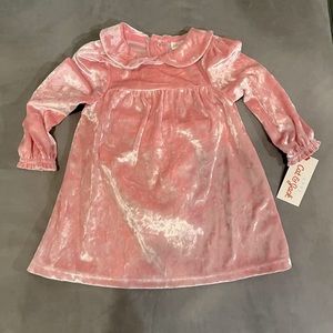 Cat and Jack baby girls pink dress size 12 months. New with tags